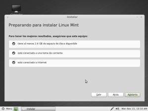 Instalacion de Linux Mint