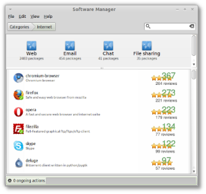 Linux Mint Software Manager